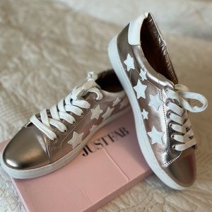 Rose gold sneakers NIB 8.5